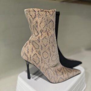 Kenneth Cole Snake Boot Stilettos